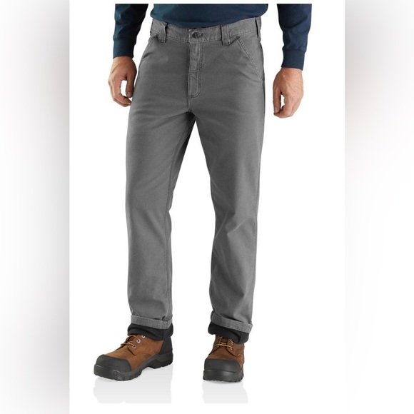 Carhartt Other - NEW Carhartt BN3342-M Rugged Flex Relaxed Fir Canvas Knot Lined Work Pant 35x34